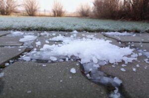 Chlorek magnezu na lód: jak działa na chodniku i kostce